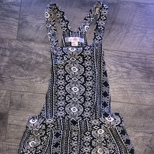 Black and white jumpsuit